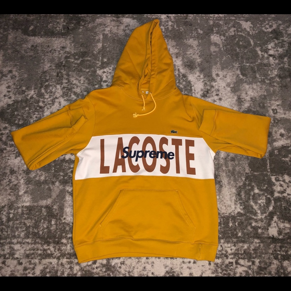 SUPREME X LACOSTE HOODIE
